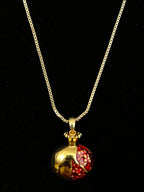 Red Pomegranate Necklace 2 Necklaces La Vie Bien Red Pomegranate Necklace 2