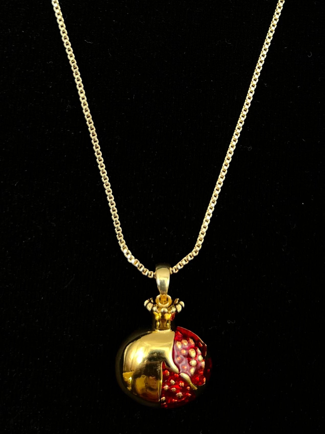 Red Pomegranate Necklace 2 Necklaces La Vie Bien Red Pomegranate Necklace 2