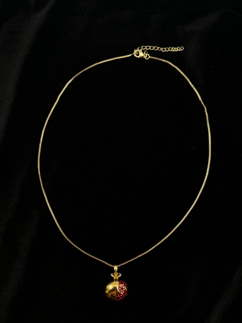 Red Pomegranate Necklace 2 Necklaces La Vie Bien Red Pomegranate Necklace 2