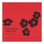 Red Sweetgum Home envelope | Perfect for holiday gifting! Envelope La Vie Bien Red Sweetgum Home envelope | Perfect for holiday gifting!