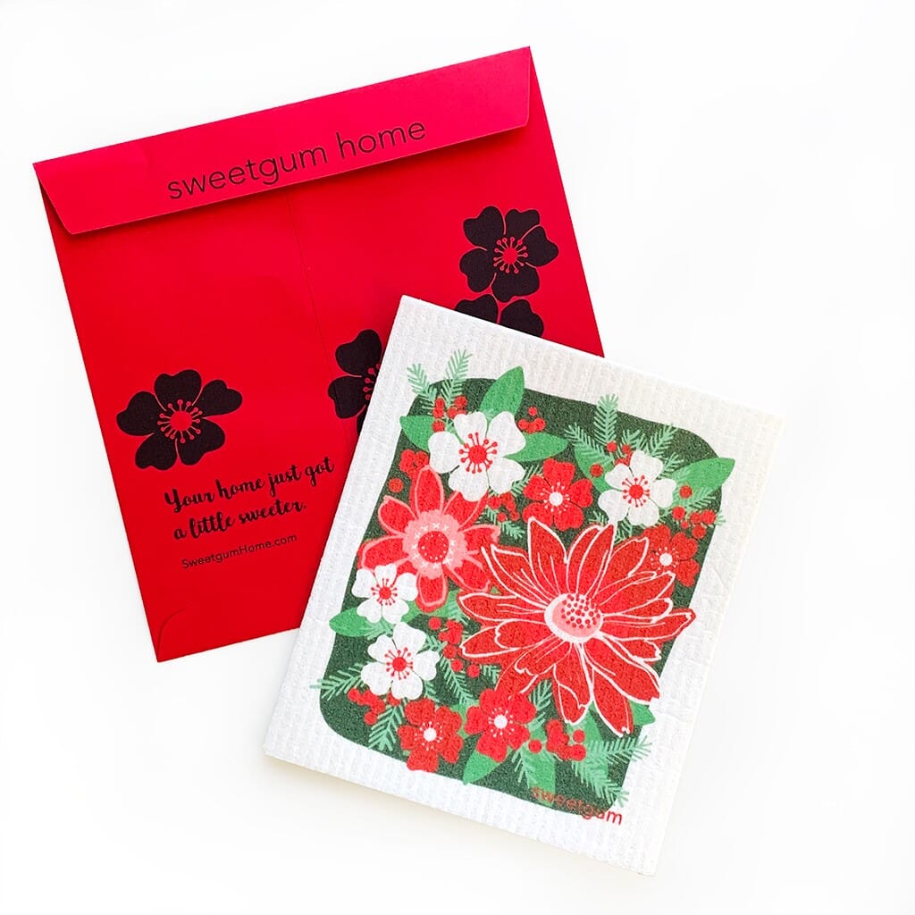Red Sweetgum Home envelope | Perfect for holiday gifting! Envelope La Vie Bien Red Sweetgum Home envelope | Perfect for holiday gifting!