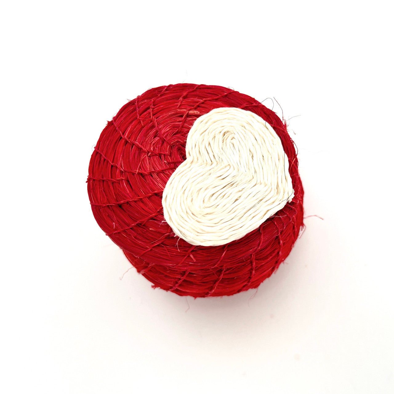 Red Tiny Basket with Love Heart La Vie Bien Red Tiny Basket with Love Heart