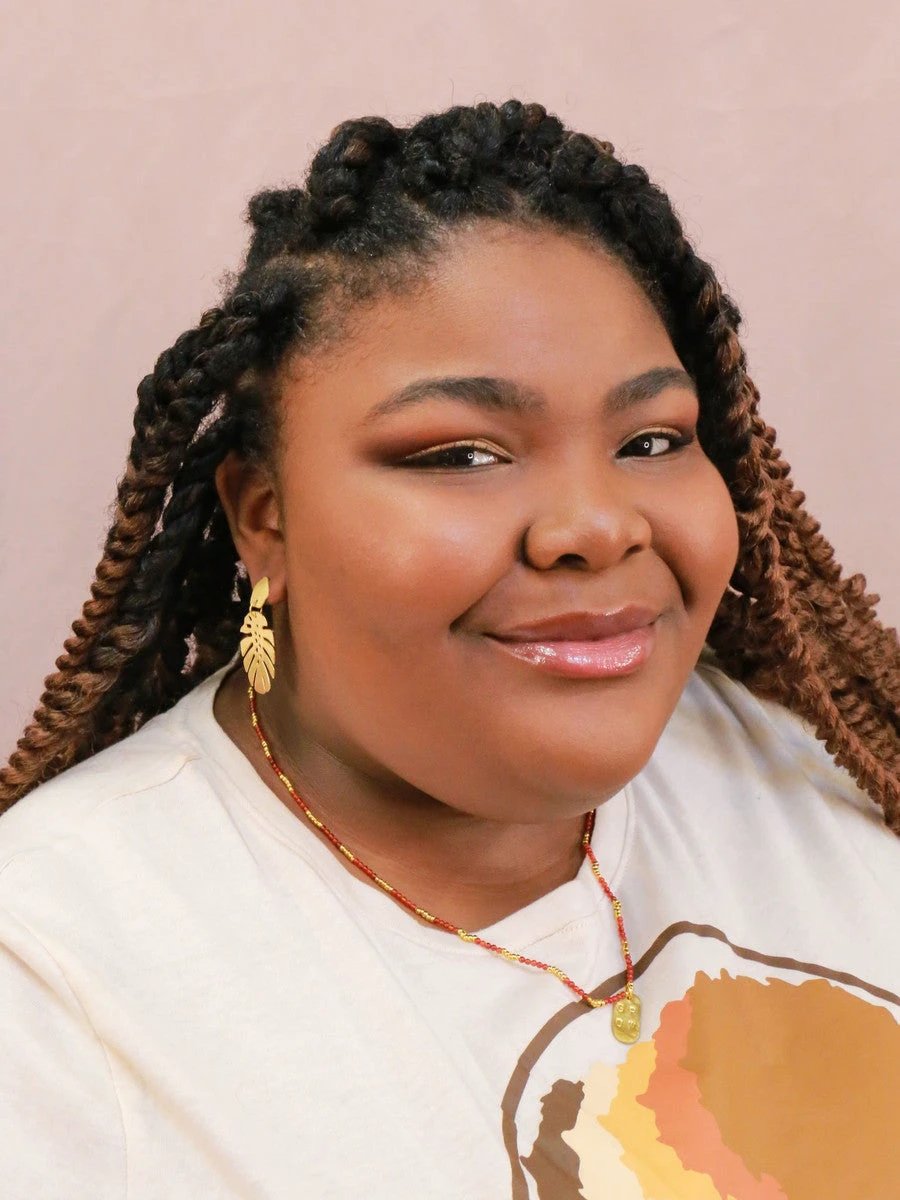 Monstera Studs by Fair Anita