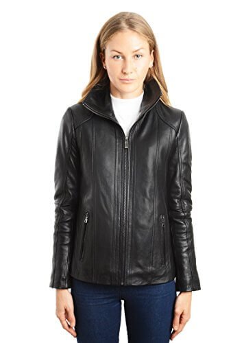 REED EST. 1950 Women's Jacket Genuine Lambskin Leather Stand UP Collar Winners Coat - Imported Apparel La Vie Bien REED EST. 1950 Women's Jacket Genuine Lambskin Leather Stand UP Collar Winners Coat - Imported