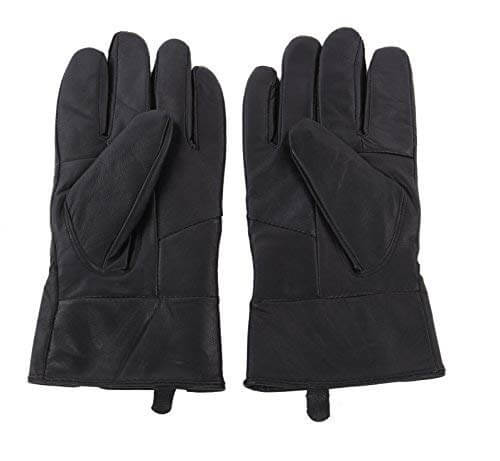 Reed Men's Genuine Leather Warm Lined Driving Gloves - Touchscreen Texting Compatible - Imported Apparel La Vie Bien Reed Men's Genuine Leather Warm Lined Driving Gloves - Touchscreen Texting Compatible - Imported