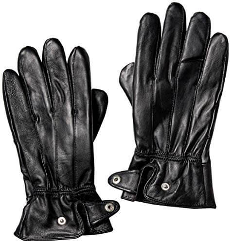 Reed Men's Genuine Leather Warm Lined Driving Gloves - Touchscreen Texting Compatible - Imported Apparel La Vie Bien Reed Men's Genuine Leather Warm Lined Driving Gloves - Touchscreen Texting Compatible - Imported