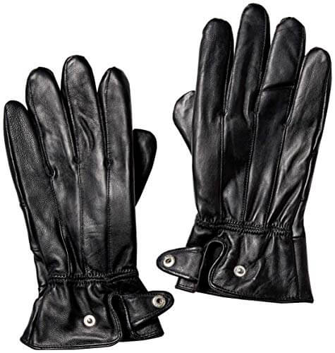 Reed Men's Genuine Leather Warm Lined Driving Gloves - Touchscreen Texting Compatible - Imported Apparel La Vie Bien Reed Men's Genuine Leather Warm Lined Driving Gloves - Touchscreen Texting Compatible - Imported