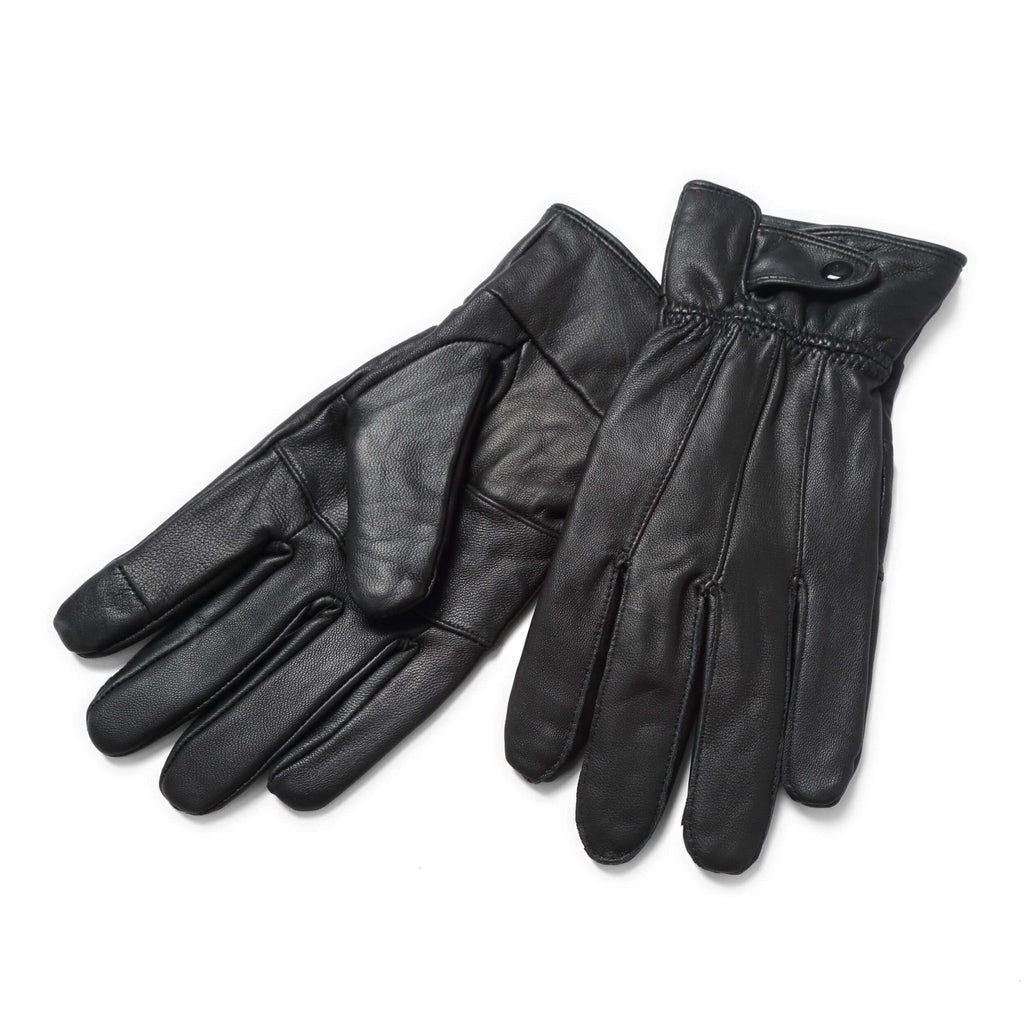Reed Men's Genuine Leather Warm Lined Driving Gloves - Touchscreen Texting Compatible - Imported Apparel La Vie Bien Reed Men's Genuine Leather Warm Lined Driving Gloves - Touchscreen Texting Compatible - Imported
