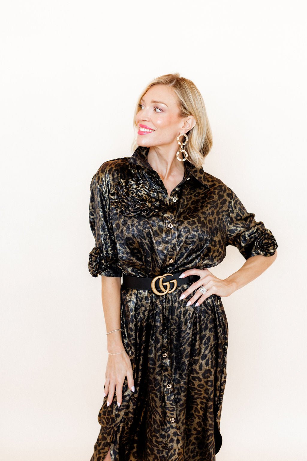 Reese Statement Earrings - Gold