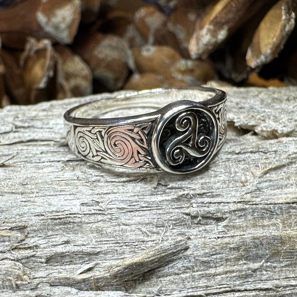 Reeve Celtic Triple Spiral Ring Ring La Vie Bien Reeve Celtic Triple Spiral Ring