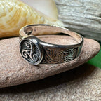 Reeve Celtic Triple Spiral Ring Ring La Vie Bien Reeve Celtic Triple Spiral Ring