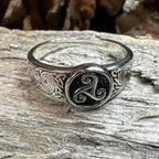 Reeve Celtic Triple Spiral Ring Ring La Vie Bien Reeve Celtic Triple Spiral Ring