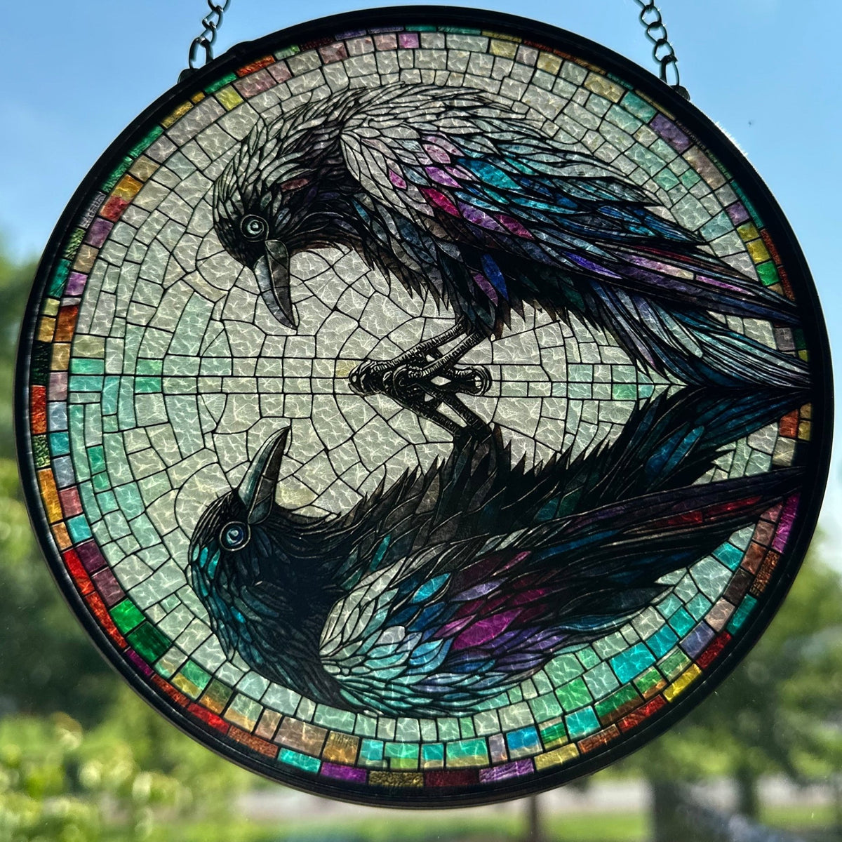 Reflections Raven Suncatcher Gifts La Vie Bien Reflections Raven Suncatcher