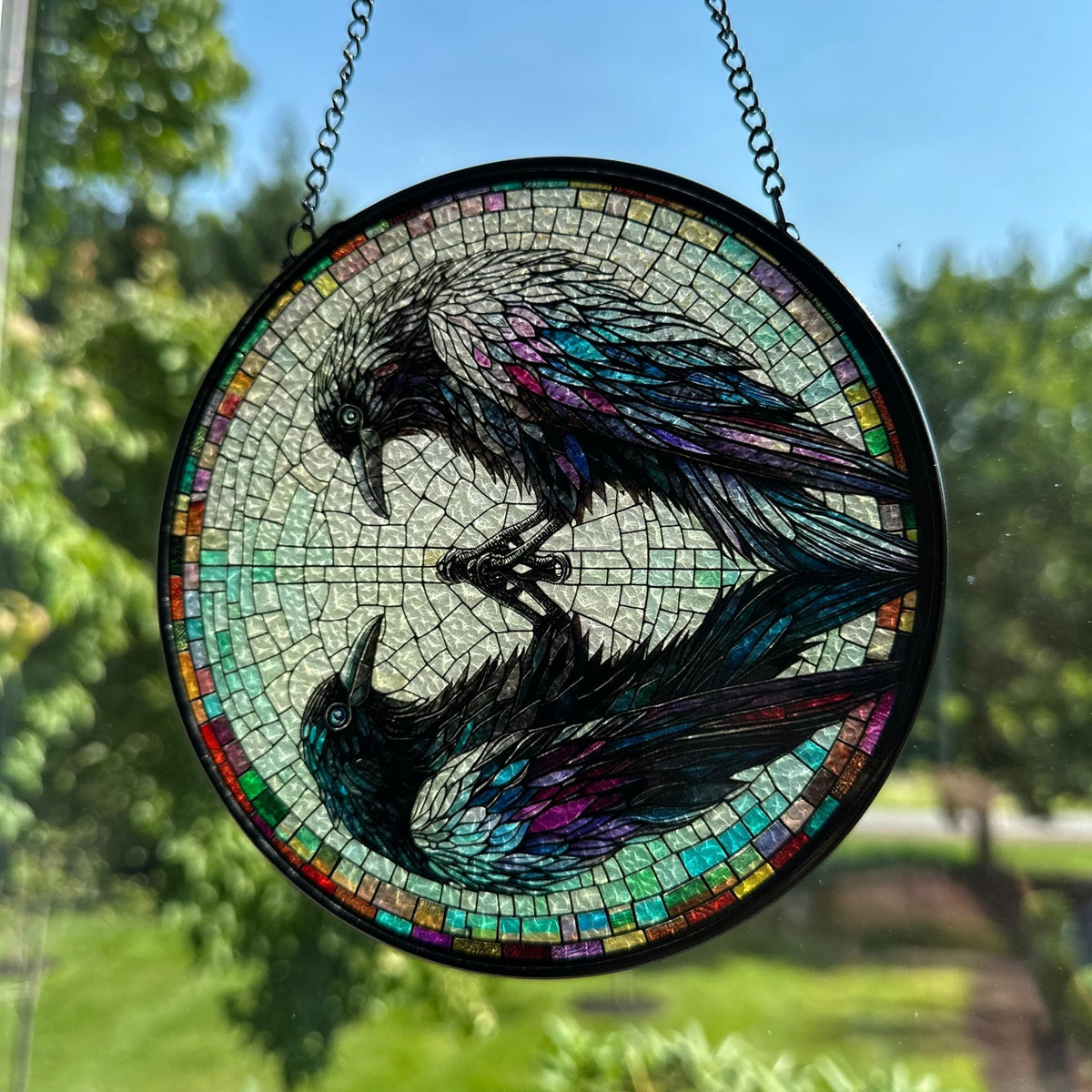 Reflections Raven Suncatcher Gifts La Vie Bien Reflections Raven Suncatcher