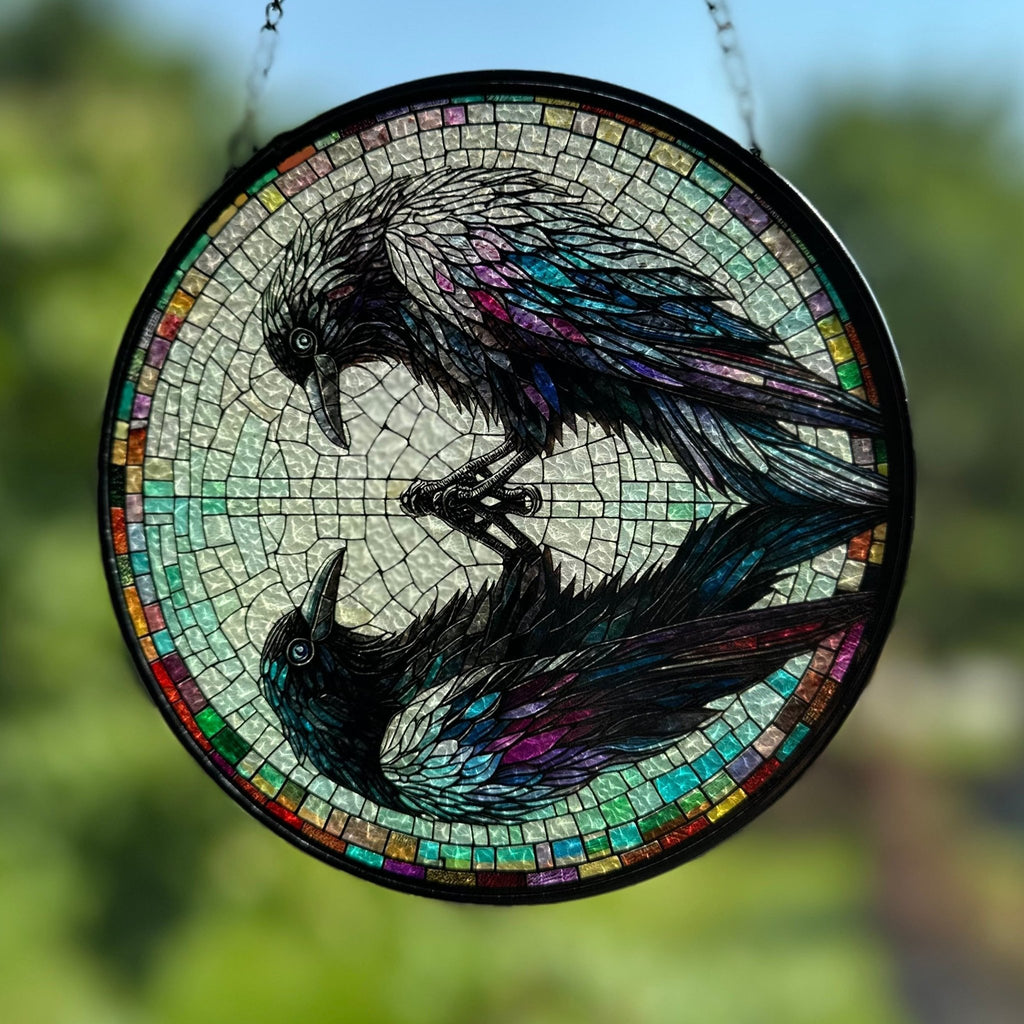 Reflections Raven Suncatcher Gifts La Vie Bien Reflections Raven Suncatcher