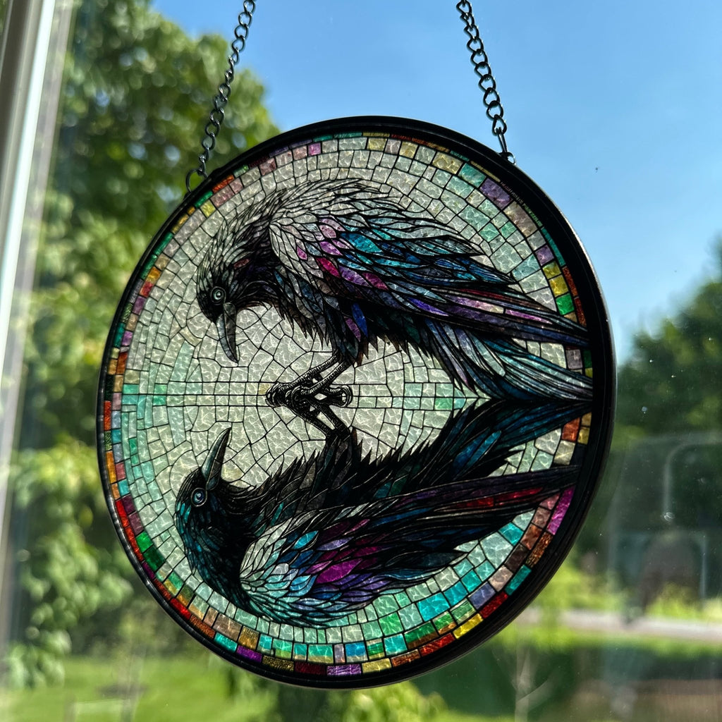 Reflections Raven Suncatcher Gifts La Vie Bien Reflections Raven Suncatcher