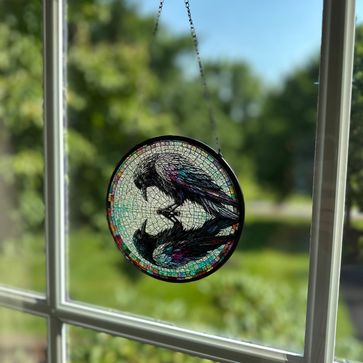 Reflections Raven Suncatcher Gifts La Vie Bien Reflections Raven Suncatcher