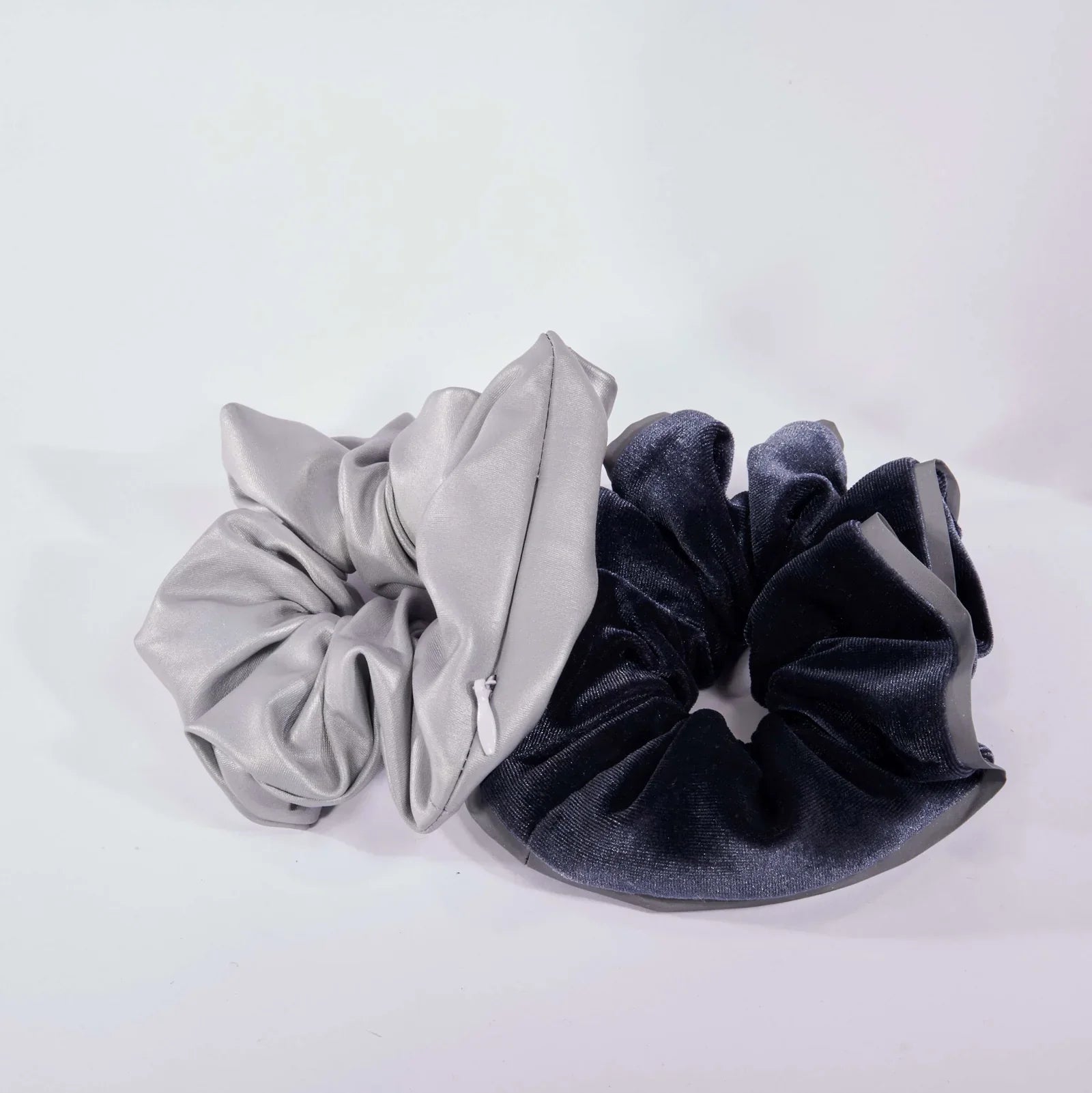 Reflective Scrunchies with Pockets Electric Yoga Two Pack Accessories La Vie Bien Reflective Scrunchies with Pockets Electric Yoga Two Pack