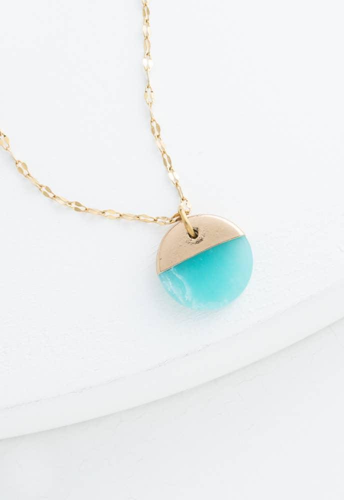 Refresh Necklace in Aqua