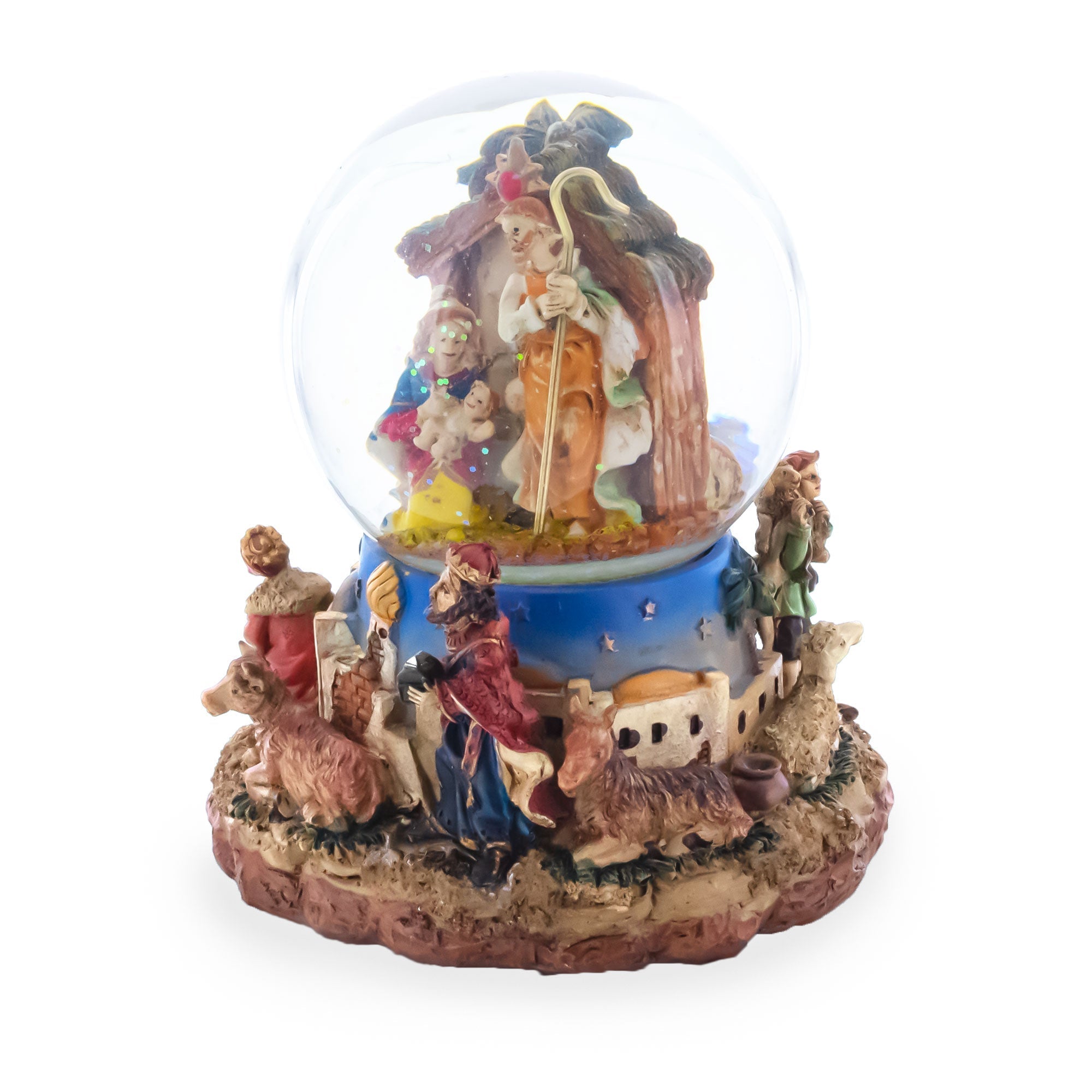 Regal Gift Bearers Nativity Scene Musical Water Snow Globe Snow Globes > Religious > Nativity La Vie Bien Regal Gift Bearers Nativity Scene Musical Water Snow Globe