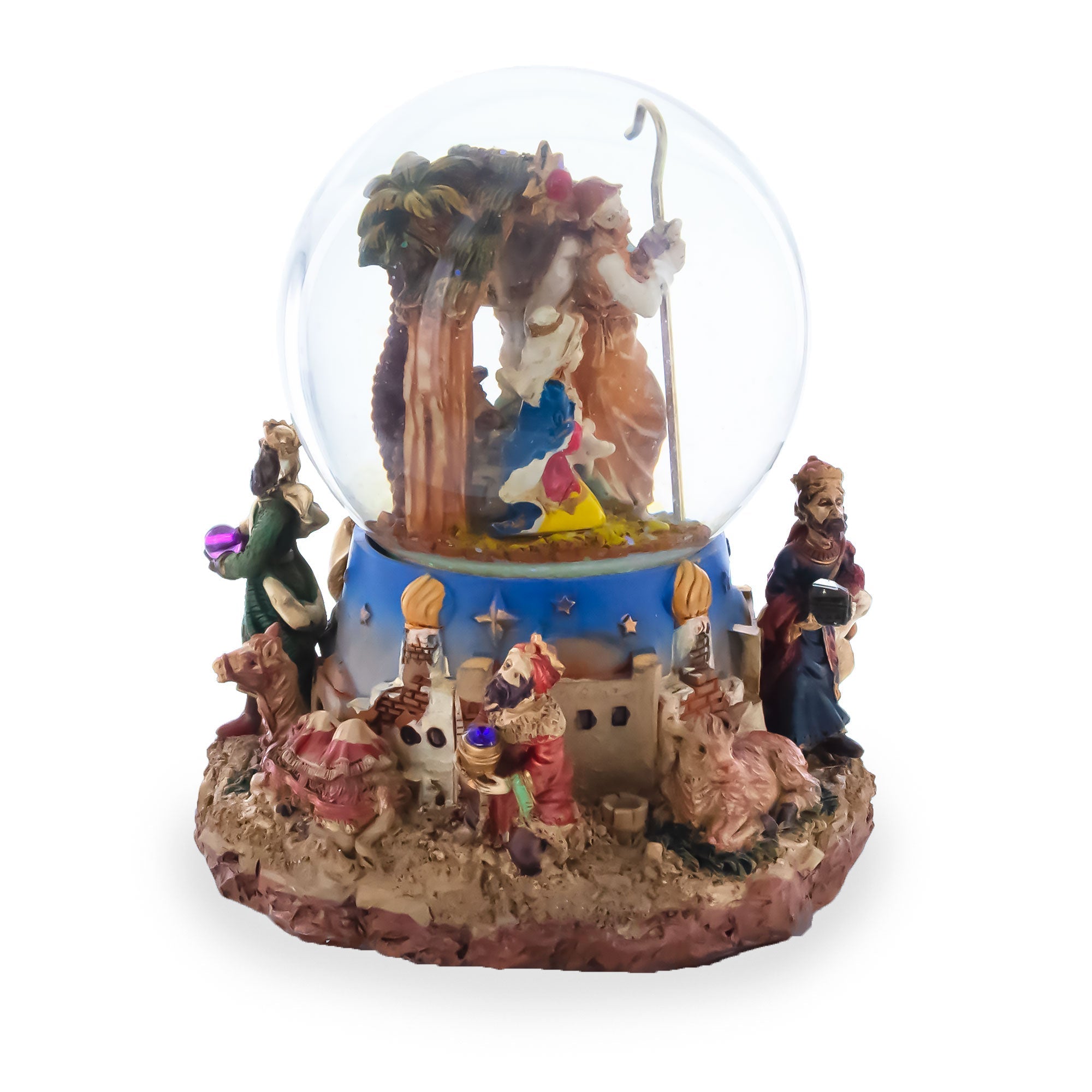 Regal Gift Bearers Nativity Scene Musical Water Snow Globe Snow Globes > Religious > Nativity La Vie Bien Regal Gift Bearers Nativity Scene Musical Water Snow Globe
