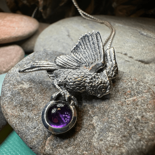 Regal Owl Necklace in Sterling Silver Pendant La Vie Bien Regal Owl Necklace in Sterling Silver
