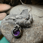 Regal Owl Necklace in Sterling Silver Pendant La Vie Bien Regal Owl Necklace in Sterling Silver