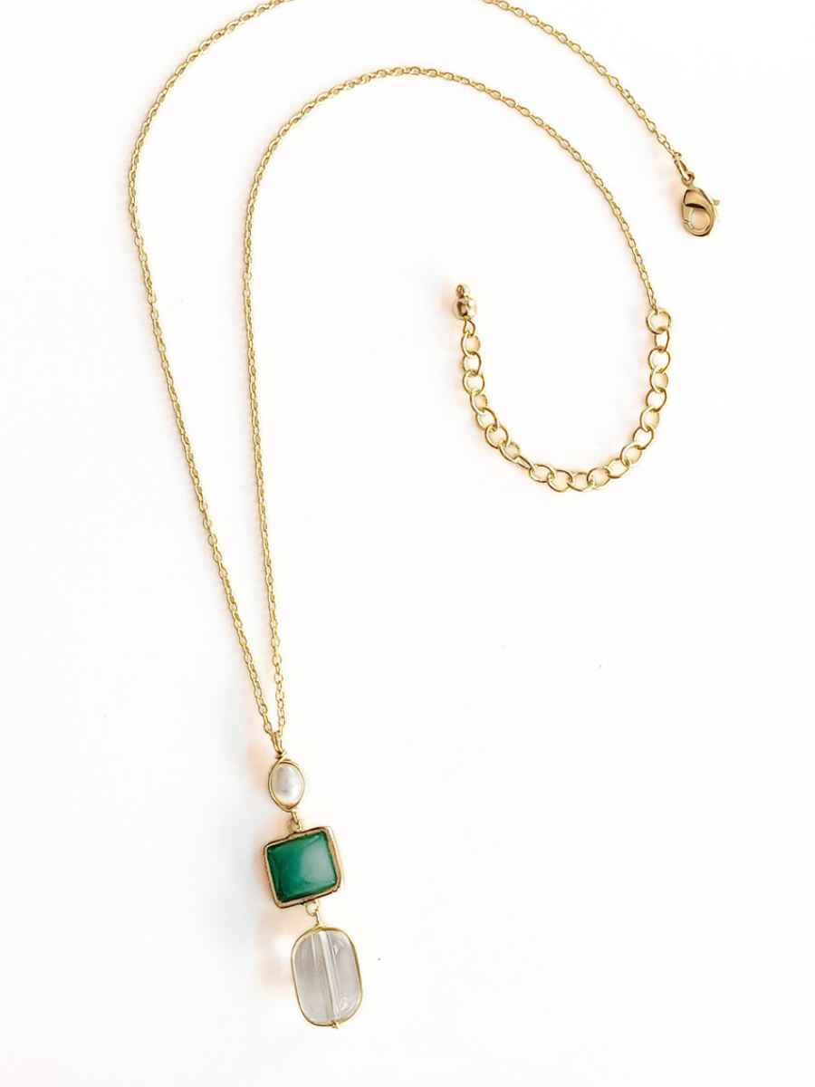 Regency Drop Pendant Necklace