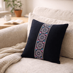 Reina Embroidered Pillow Cover - Thailand Decor La Vie Bien Reina Embroidered Pillow Cover - Thailand