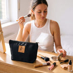 Ren Canvas Makeup Bags, Cosmetic and Toiletry Pouch Pouches La Vie Bien Ren Canvas Makeup Bags, Cosmetic and Toiletry Pouch