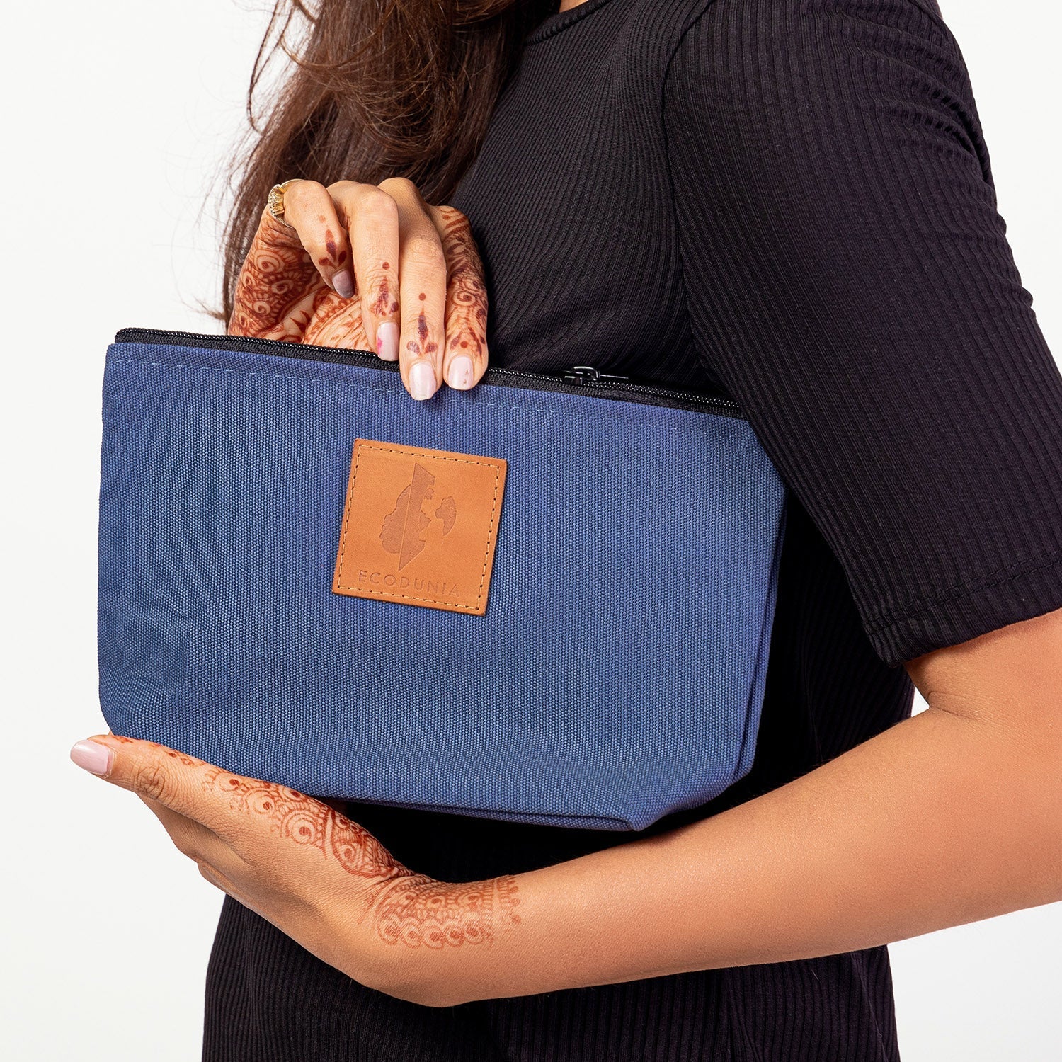 Ren Canvas Makeup Bags, Cosmetic and Toiletry Pouch Pouches La Vie Bien Ren Canvas Makeup Bags, Cosmetic and Toiletry Pouch