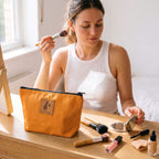 Ren Canvas Makeup Bags, Cosmetic and Toiletry Pouch Pouches La Vie Bien Ren Canvas Makeup Bags, Cosmetic and Toiletry Pouch