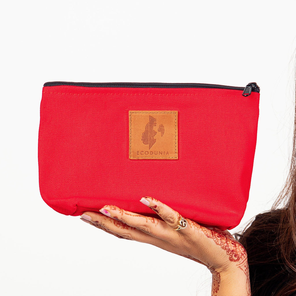 Ren Canvas Makeup Bags, Cosmetic and Toiletry Pouch Pouches La Vie Bien Ren Canvas Makeup Bags, Cosmetic and Toiletry Pouch