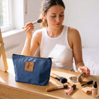 Ren Canvas Makeup Bags, Cosmetic and Toiletry Pouch Pouches La Vie Bien Ren Canvas Makeup Bags, Cosmetic and Toiletry Pouch