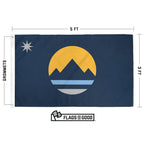 Reno Flag Flag La Vie Bien Reno Flag