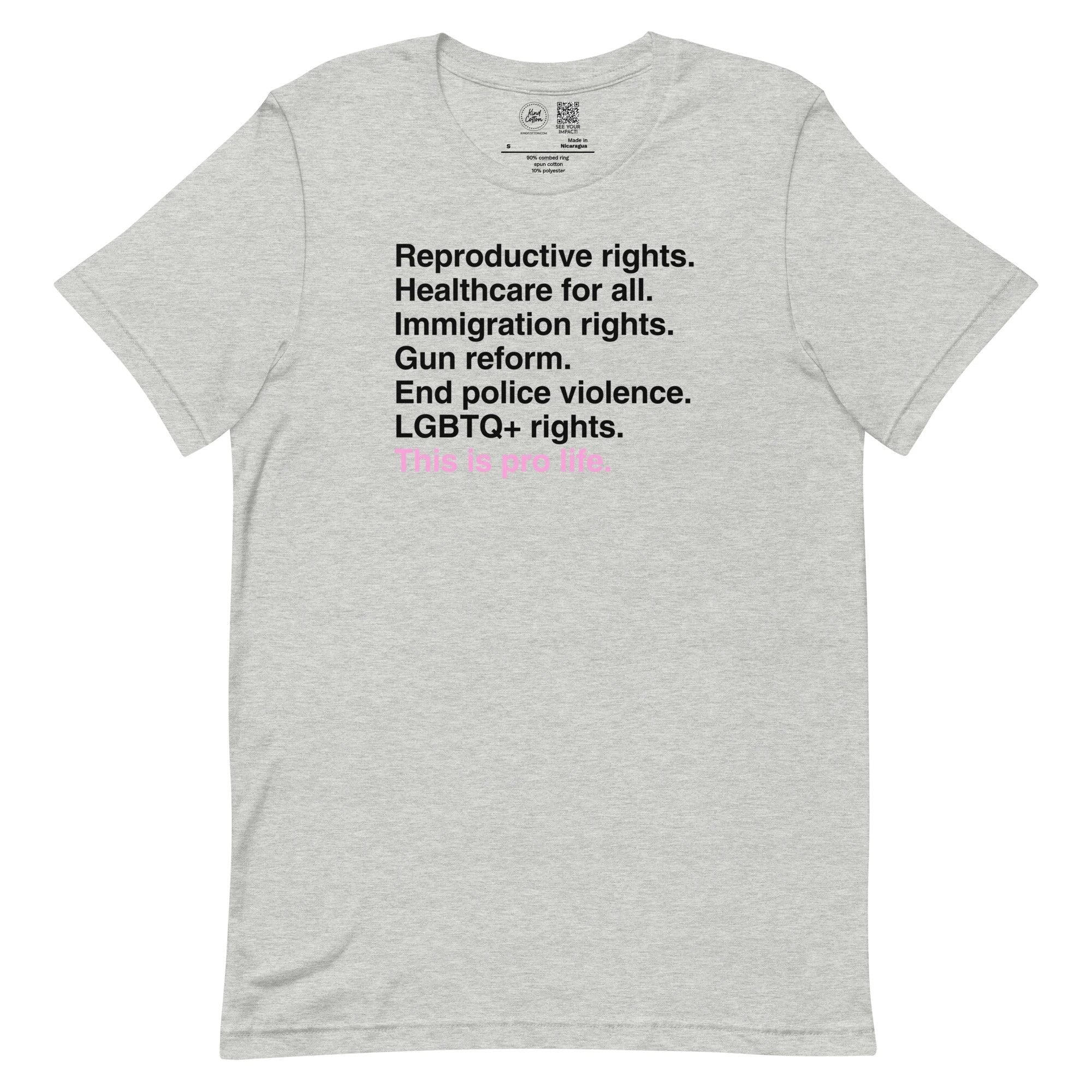 Reproductive Rights Classic Tee by Kind Cotton
