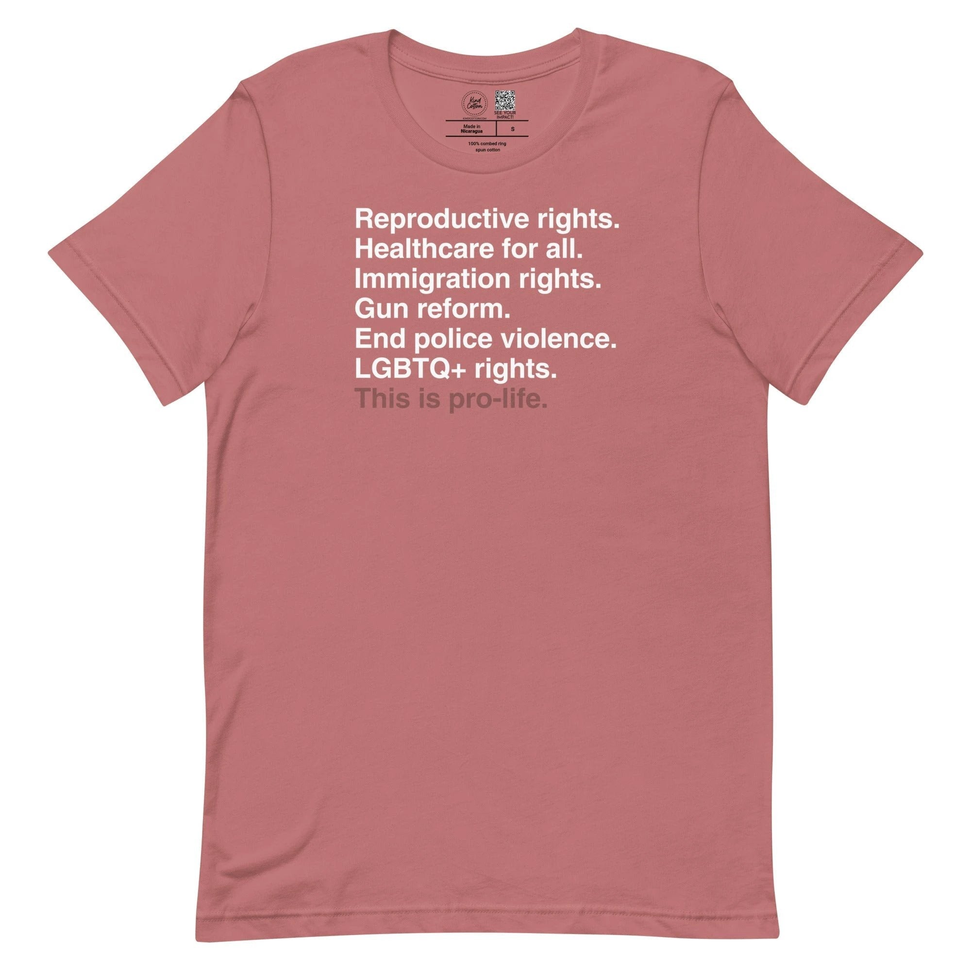Reproductive Rights Classic Tee by Kind Cotton