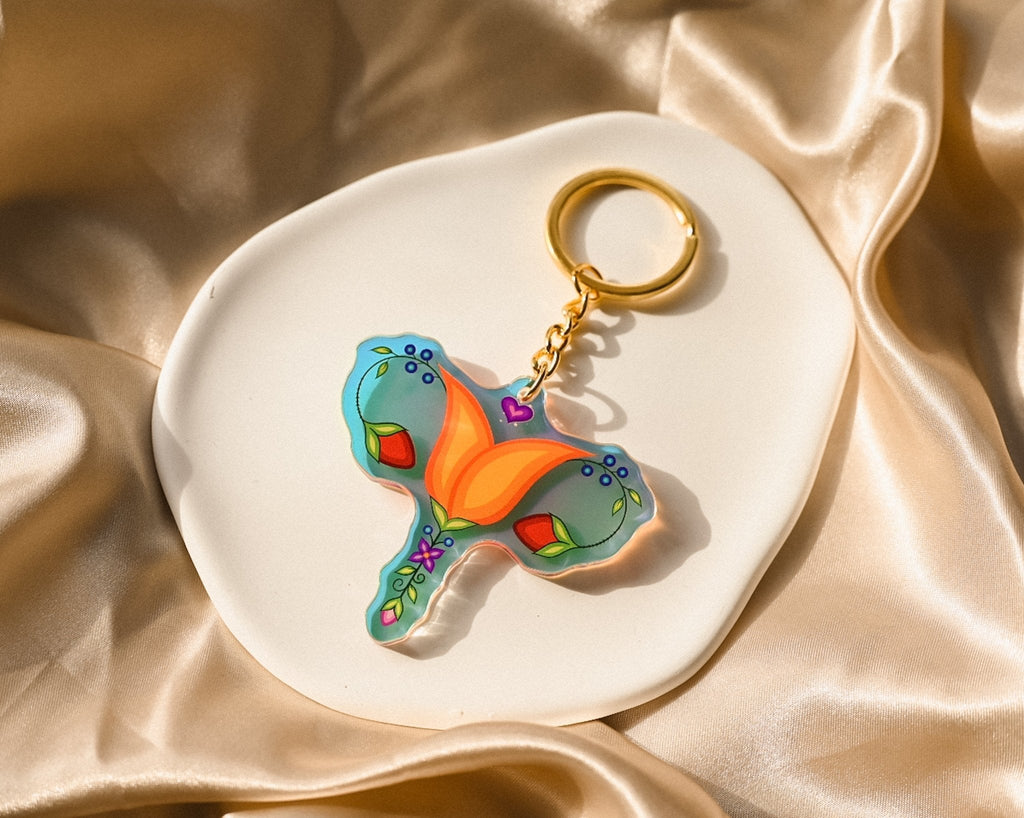 Reproductive Rights Keychain Keychain La Vie Bien Reproductive Rights Keychain