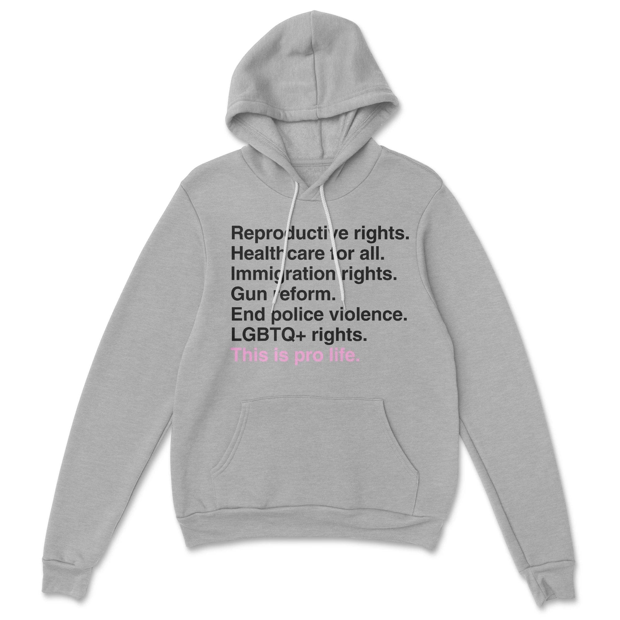 Reproductive Rights Pullover Fleece by Kind Cotton