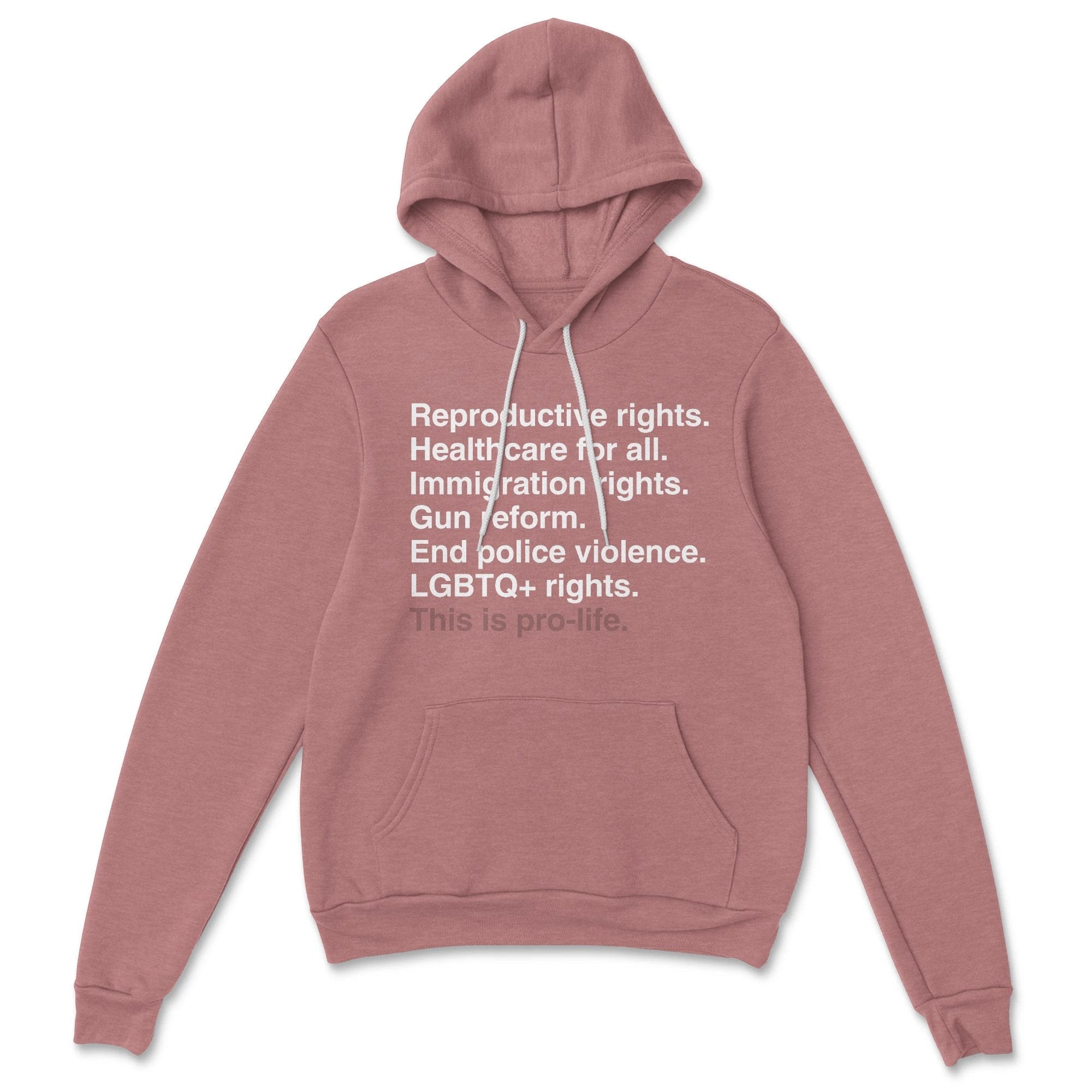 Reproductive Rights Pullover Fleece by Kind Cotton