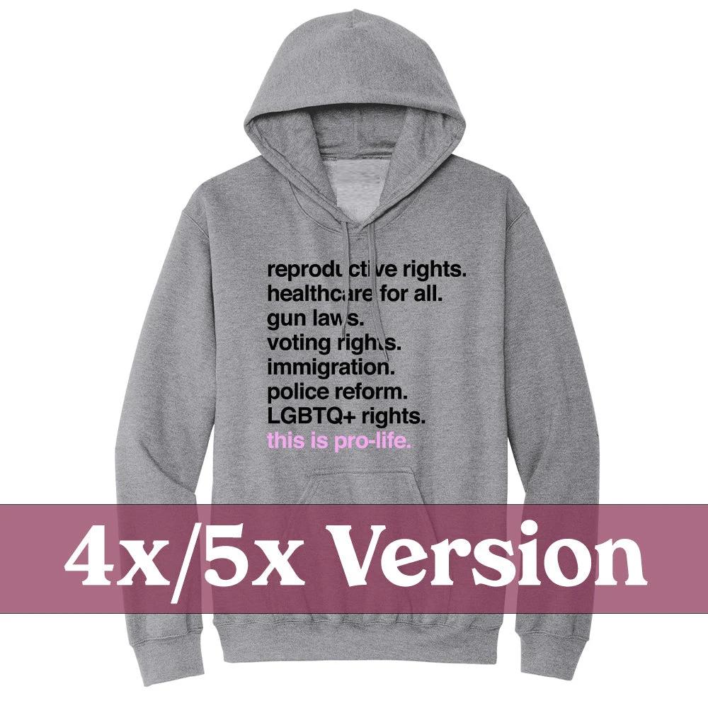 Reproductive Rights Pullover Fleece by Kind Cotton