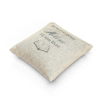 Réservé pour (nom) et son livre Woven Pillow, Book Lover Cross-Stitch Design by Printify