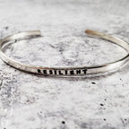 RESILIENT Skinny Cuff Bracelet Bracelets La Vie Bien RESILIENT Skinny Cuff Bracelet