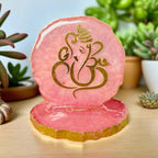 Resin Ganesha in Agate Texture -Perfect Return Gifts for Ganesh Chathurthi/Diwali/Puja La Vie Bien Resin Ganesha in Agate Texture -Perfect Return Gifts for Ganesh Chathurthi/Diwali/Puja