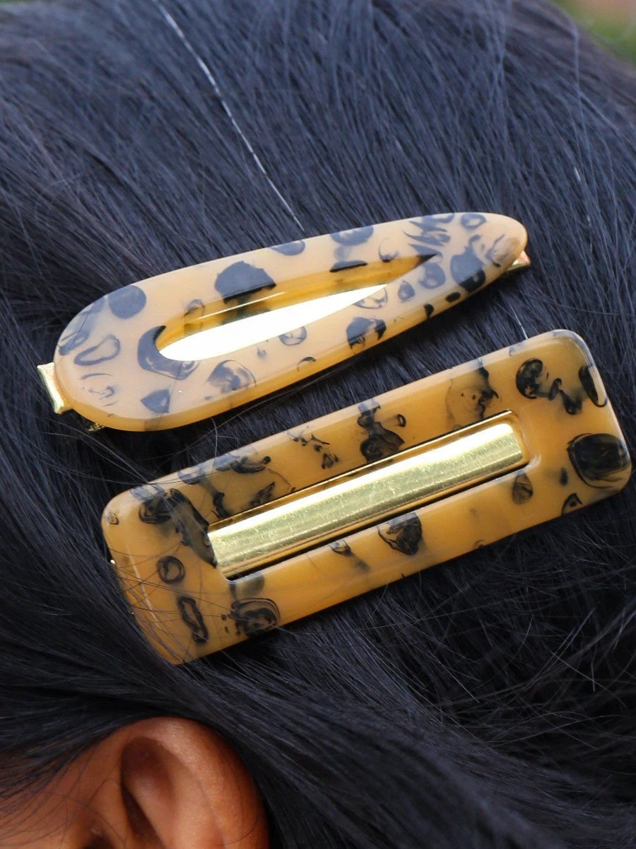 Resin Hair Clips by Fair Anita
