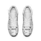 RESIST multilingual Unisex Low Top Leather Sneakers for protests, activism