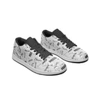 RESIST multilingual Unisex Low Top Leather Sneakers for protests, activism