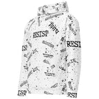 RESIST oprzeć się resistir multilingual Unisex cotton hoodie for polyglot activists