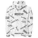 RESIST oprzeć się resistir multilingual Unisex cotton hoodie for polyglot activists