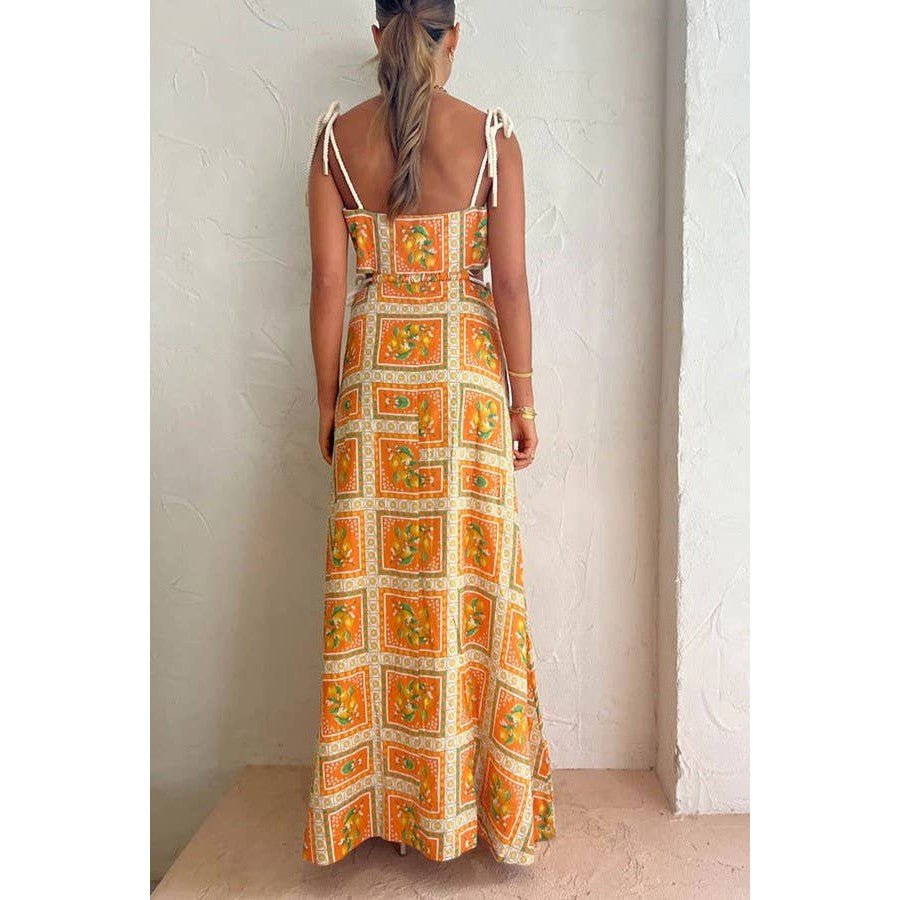 Resort Drawstring Lace - Up Casual Dress [Sizes SM - XL]
